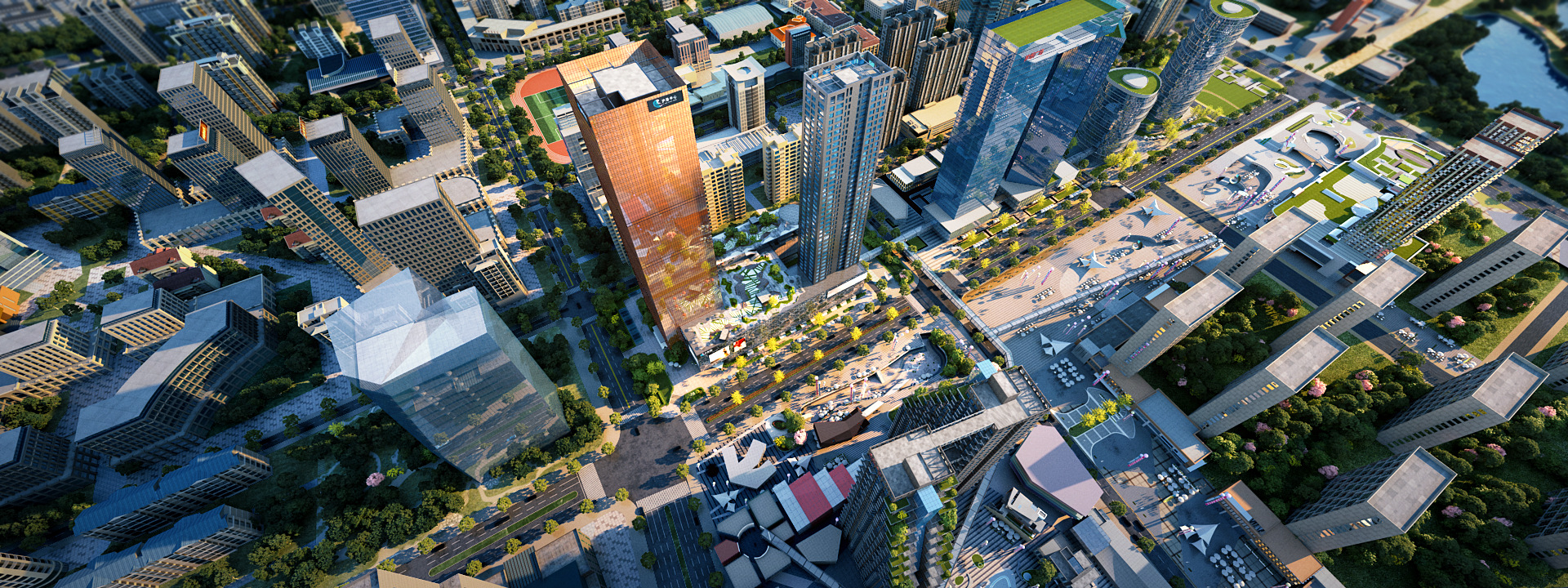 沪港中心效果图