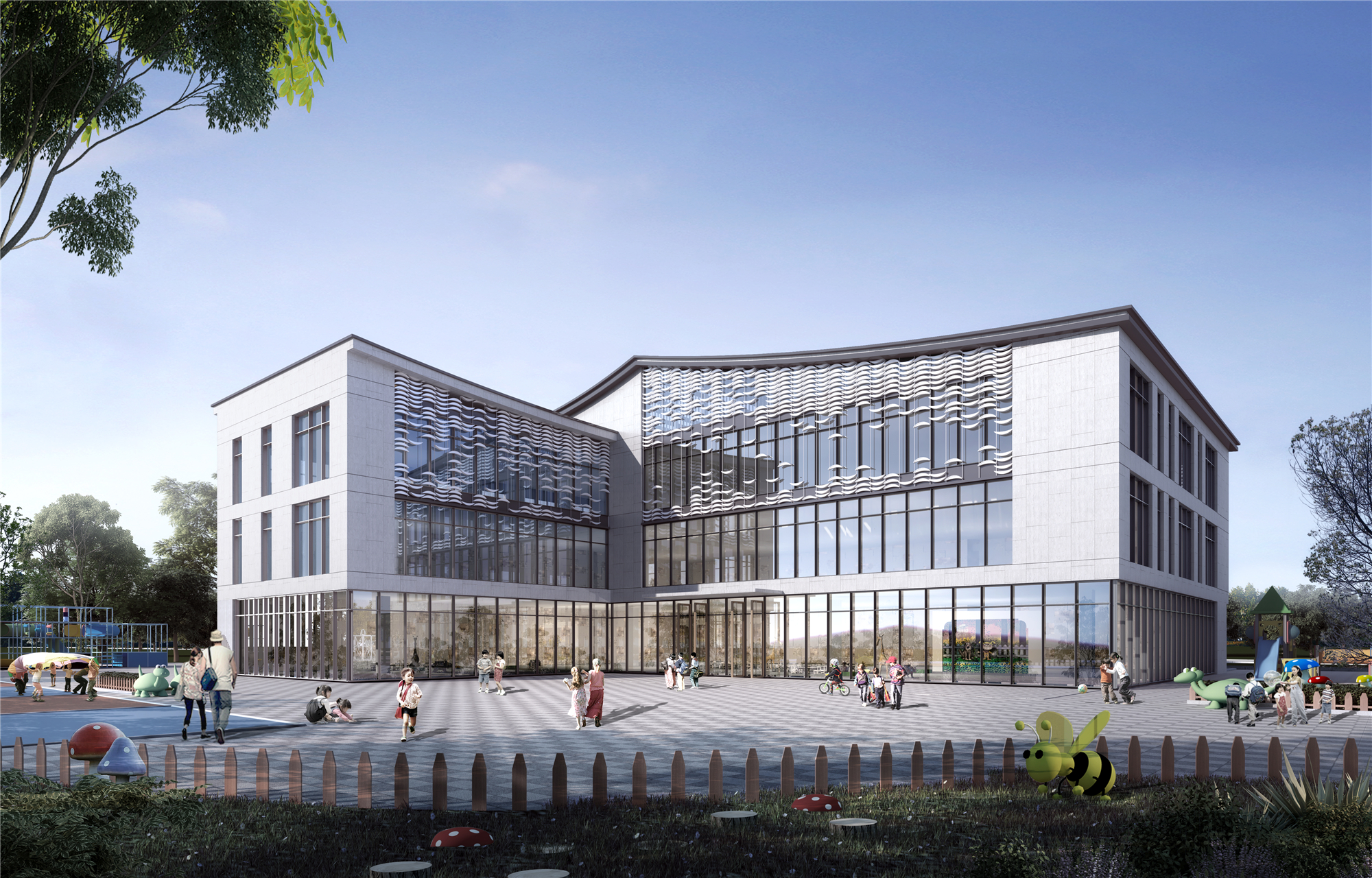 项目幼儿园效果图