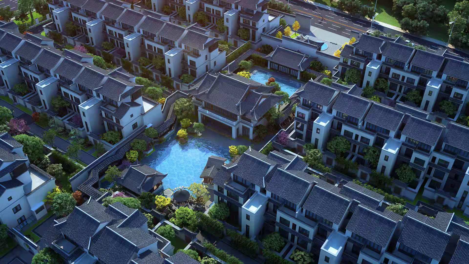 叠墅景观（效果图）