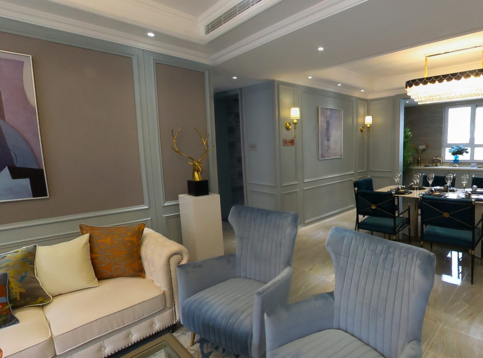 山钢龙樾154平样板间