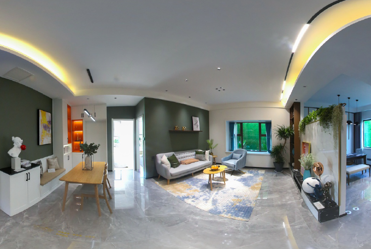 安居颐合悦府104平样板间