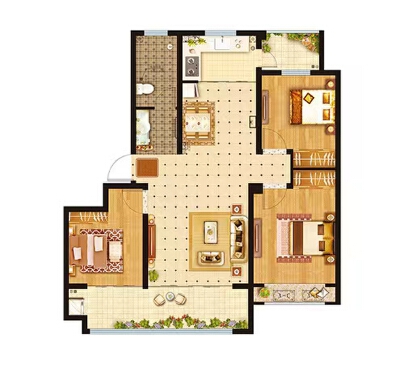 兴业春天南区109平洋房现房83万