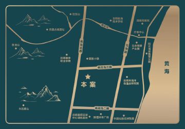 山海康城区位图