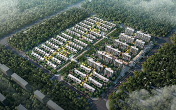 山海康城鸟瞰图