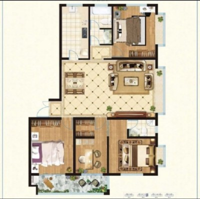 多套出售，蓝天尚东区155平四室带车储急售166万，出税，不占