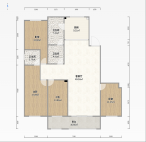 锦绣前程3室2厅1厨4卫176平