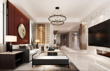 华安·黄金海岸一层起居室