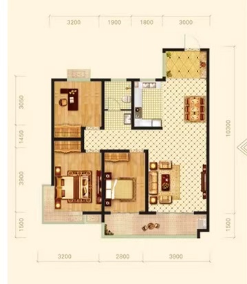 联通小区，3室2厅1卫，100㎡，售价130万