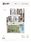 B1户型121平