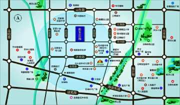 鑫玉芯园区位图