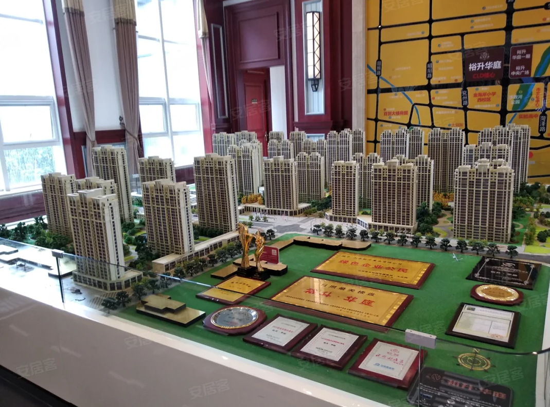 裕升华庭二期沙盘图