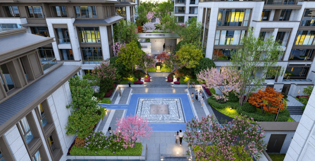 天宸华庭小区景观图