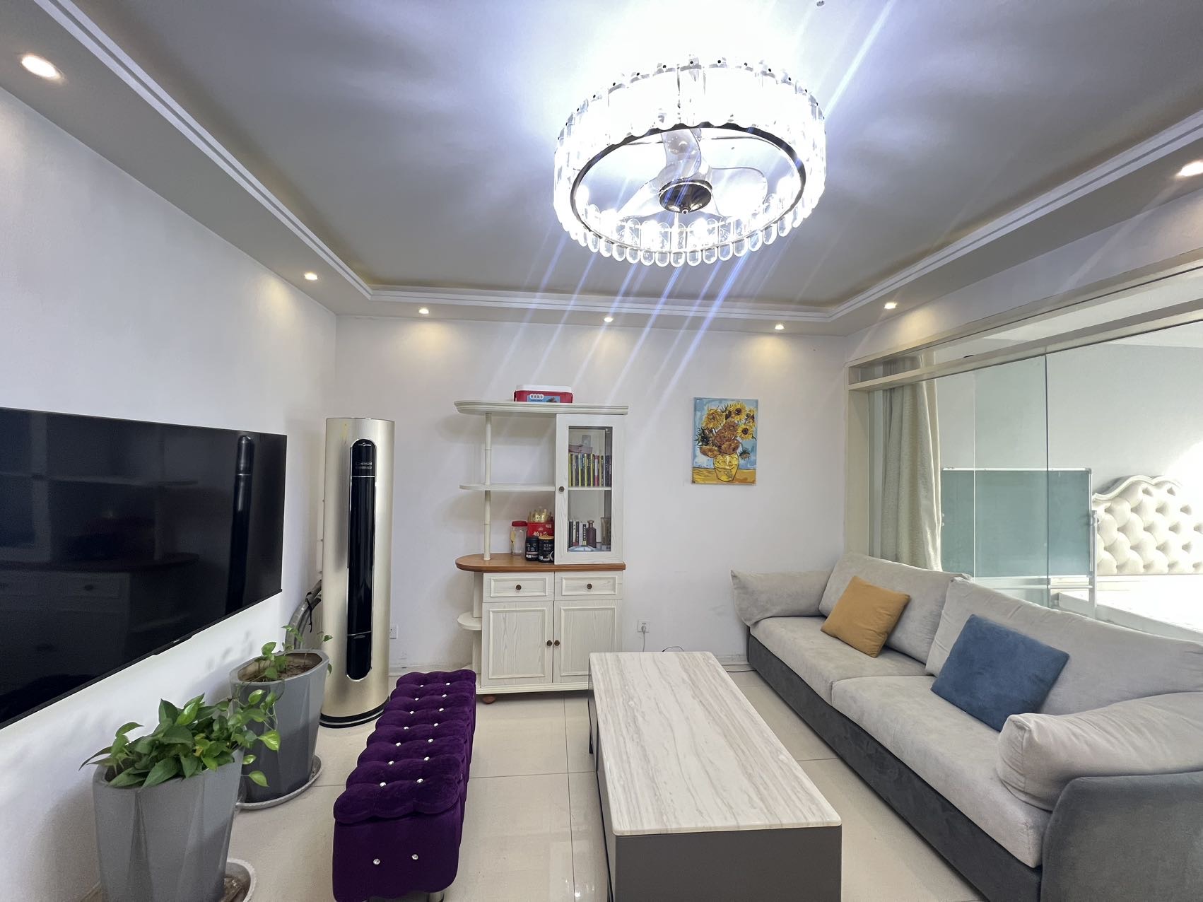 星河港湾，2室2厅1卫，78㎡，租金850元/月 租房